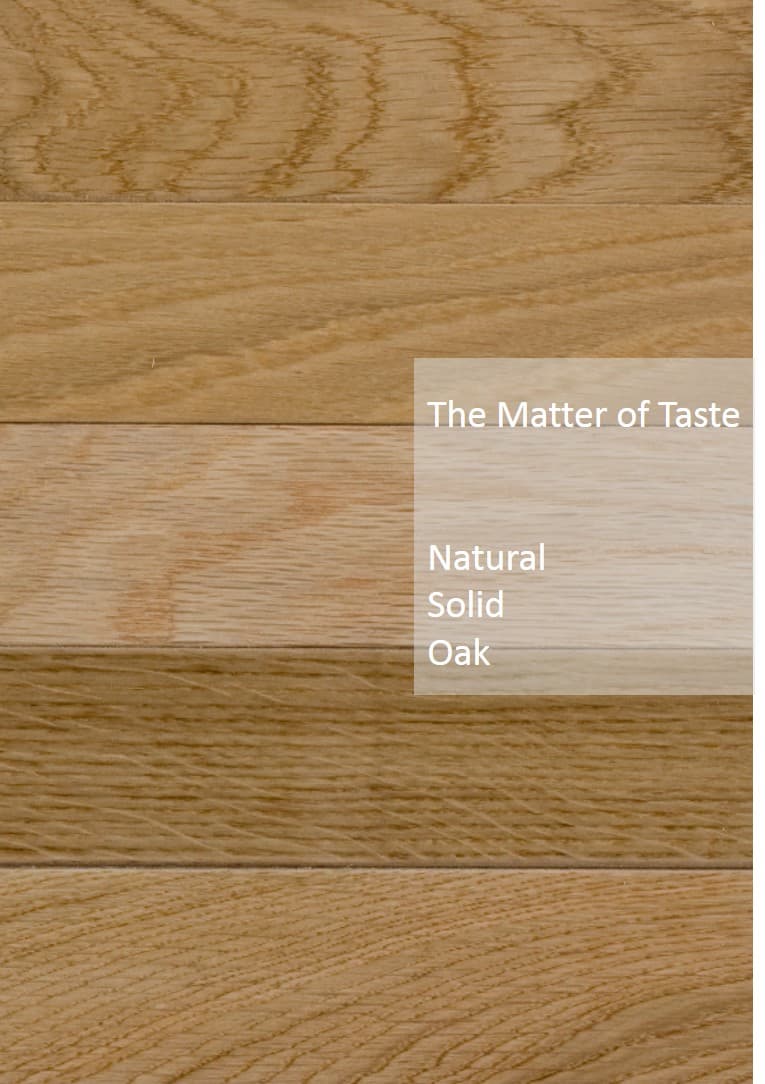 Solid Wood Flooring -Natural-Oak